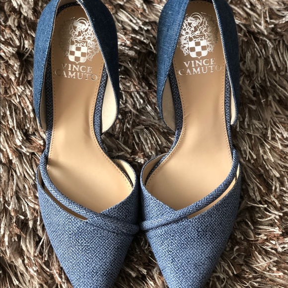 Vince Camuto Denim Heels 